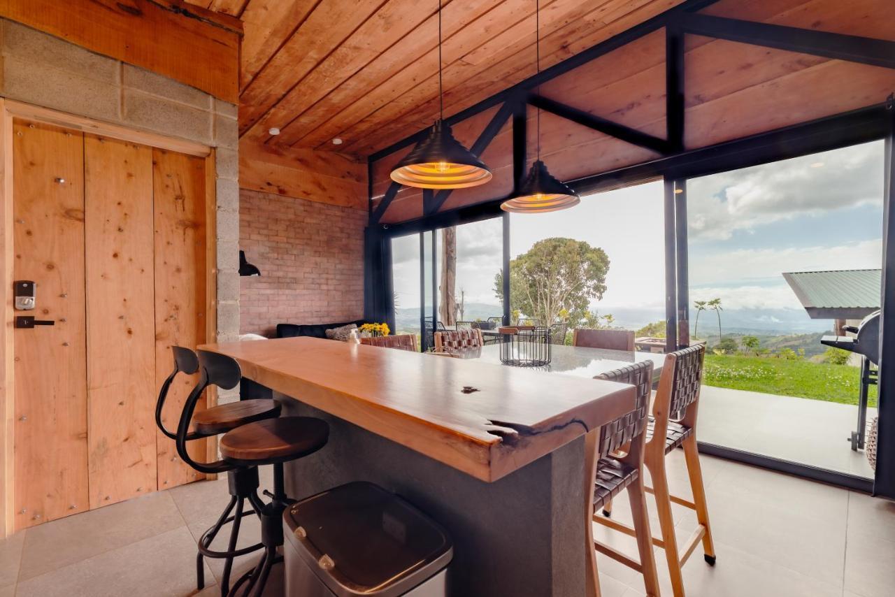 Espectacular Cabana Moderna De Montana + Bosque Nuboso +Wifi Zarcero Exteriör bild